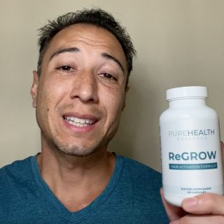 influencer with a bottle