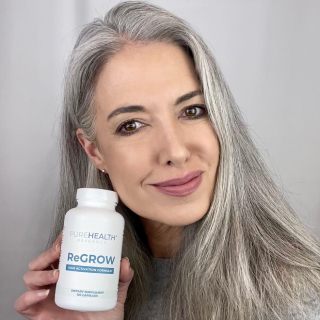 influencer with a bottle